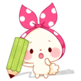 かわいいメモ帳・もちずきんちゃん
