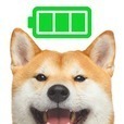 電池長持ち可愛い犬の電池残量表示ウィジェット