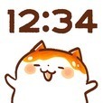 デジタル時計ウィジェット きゃらきゃらマキアート無料クロック