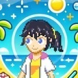 真夏のビーチクリーナー　2Dドット絵のお手軽お掃ゲーム