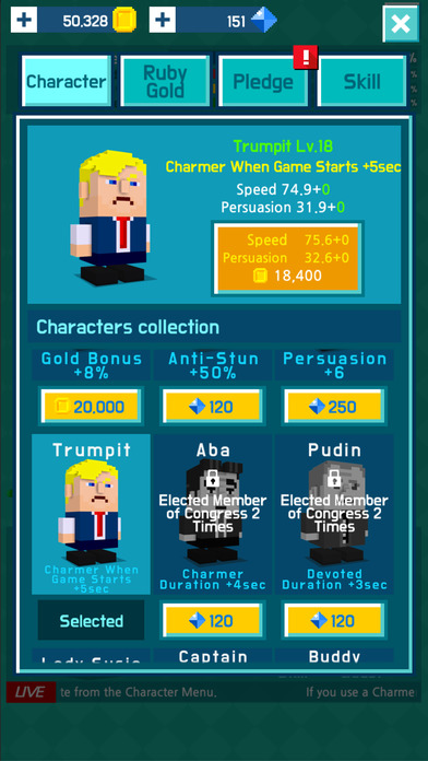 Pick Me Up - Be the president!のスクリーンショット_3