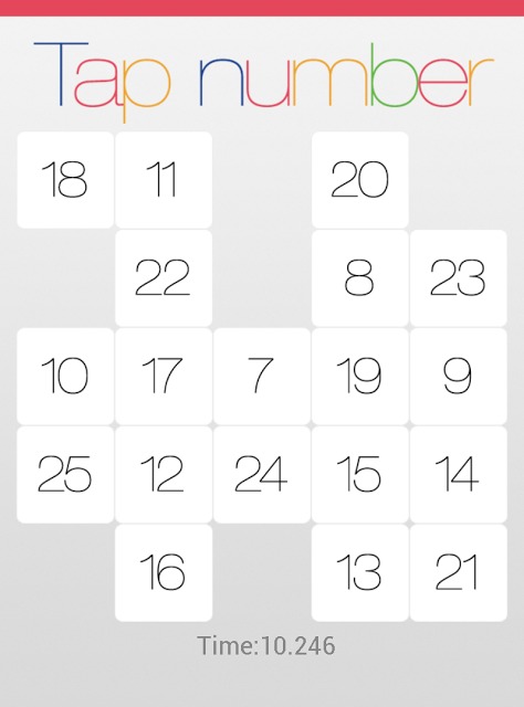 Tap numberのスクリーンショット_1