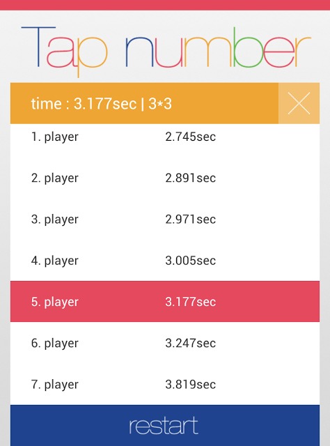 Tap numberのスクリーンショット_3