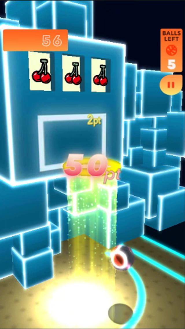 バスケットボール フィーバー - 無料3Dバスケxスロット ゲームのスクリーンショット_3