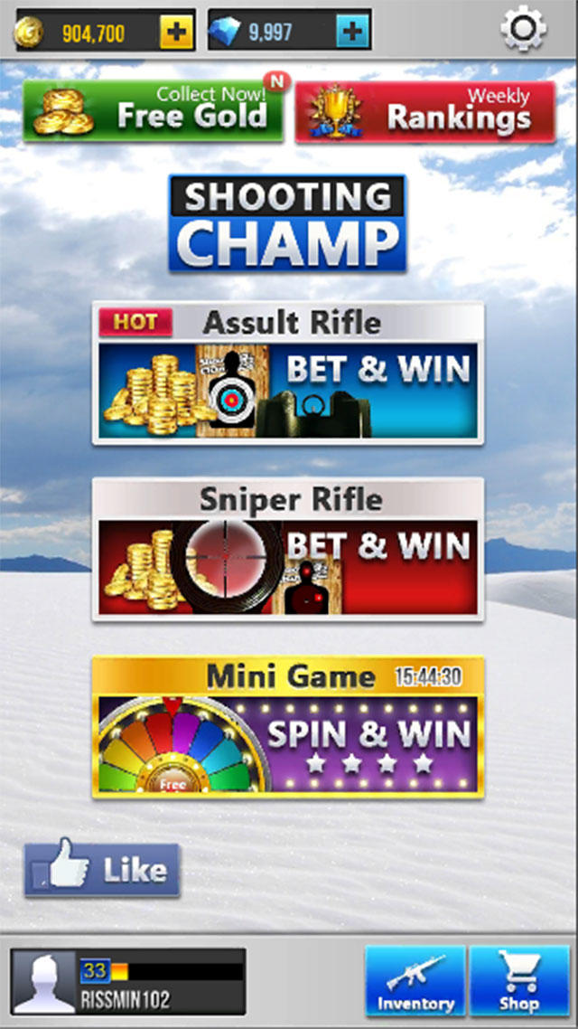 Shooting CHAMPのスクリーンショット_1