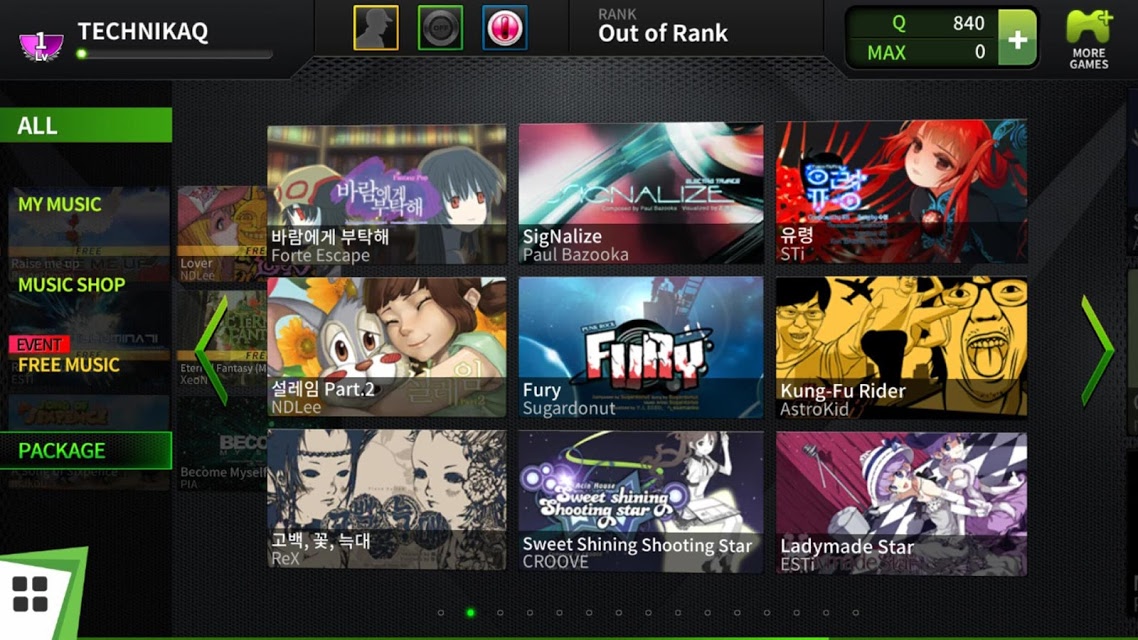 DJMAX TECHNIKA Q - 音楽ゲームのスクリーンショット_2