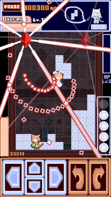 猫と魔法のブロックのスクリーンショット_2