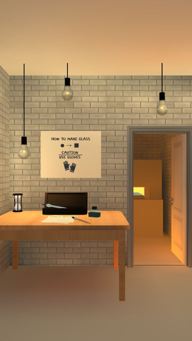 脱出ゲーム ガラス工房 -綺麗なガラスが並ぶ工房からの脱出-のスクリーンショット_2