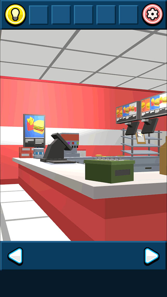 ハンバーガーショップからの脱出のスクリーンショット_1