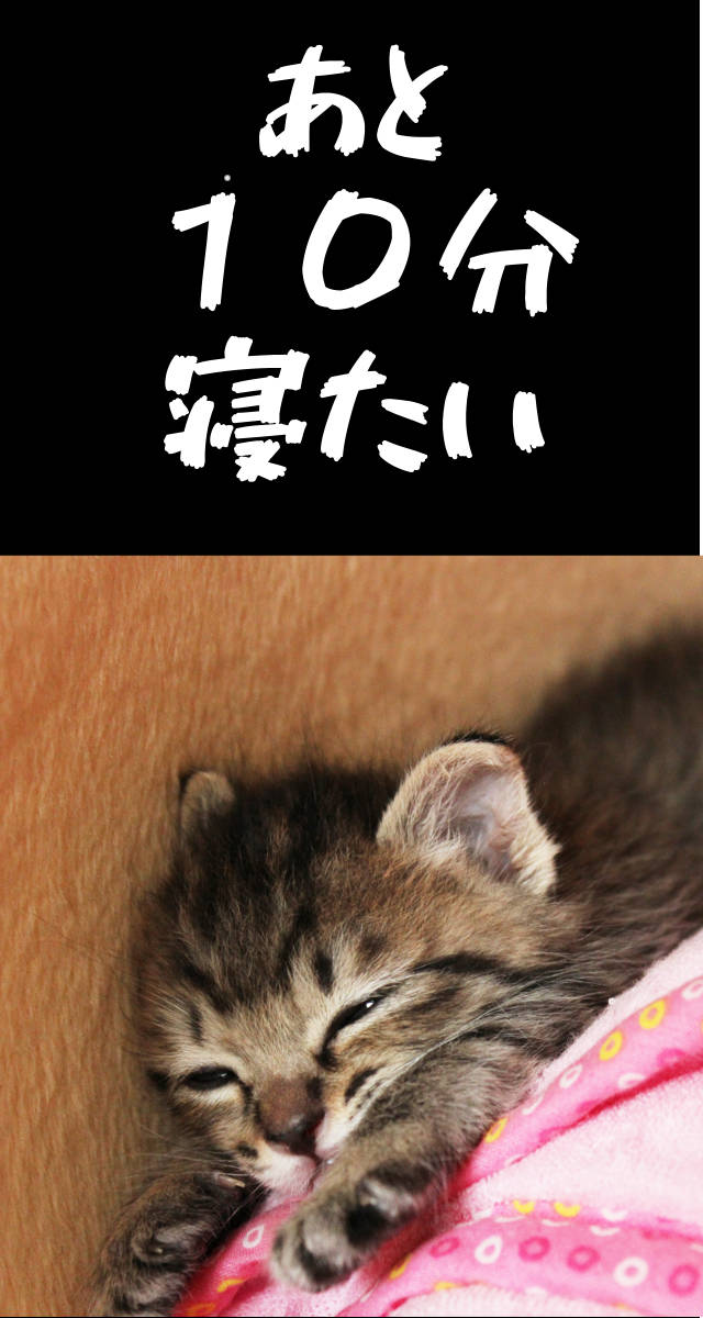 もー１０分寝かせてタイマー Moreover 操作不要のスクリーンショット_1