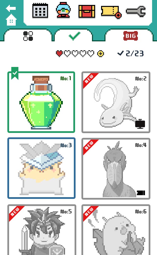 ドット塗り絵！簡単カラフルのゲームアプリ情報 | 予約トップ10