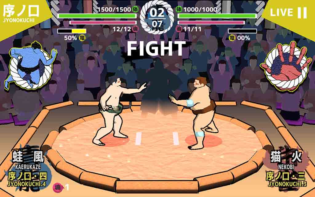 相撲巻 - SumoRoll 横綱への道のスクリーンショット_2