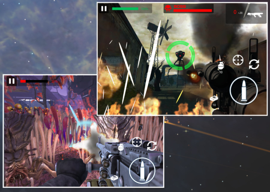 迎撃プラネタル - 宇宙生物の惑星でサバイバルのスクリーンショット_1