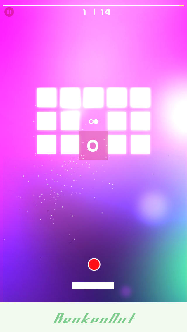 キラキラブロック崩し「Brokenout」のスクリーンショット_4