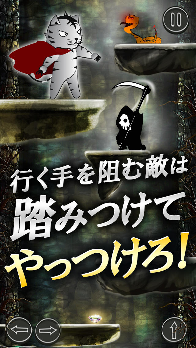 タイガーと森のダンジョン～お宝＆金を探そう！悪魔の潜む森で虎が大冒険～のスクリーンショット_1