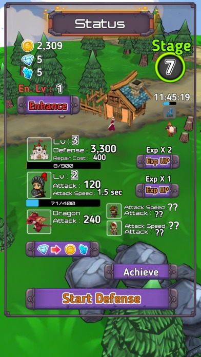 リンクディフェンス：城のスクリーンショット_1