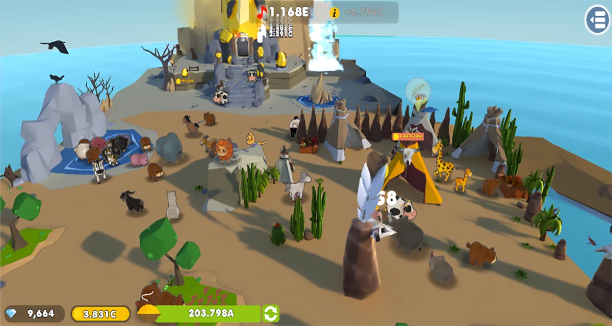 どうぶつの島 3Fのスクリーンショット_2