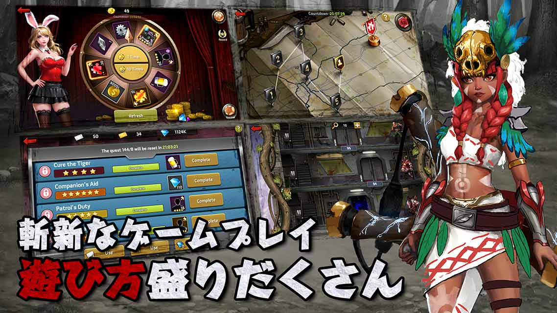 ウォーカー・デッド：サバイバルヒーローズ放置RPGのスクリーンショット_4