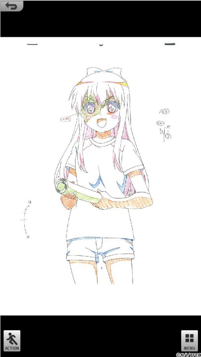 ゆるゆり（第２期）絵コンテアプリ 第５話のスクリーンショット_5