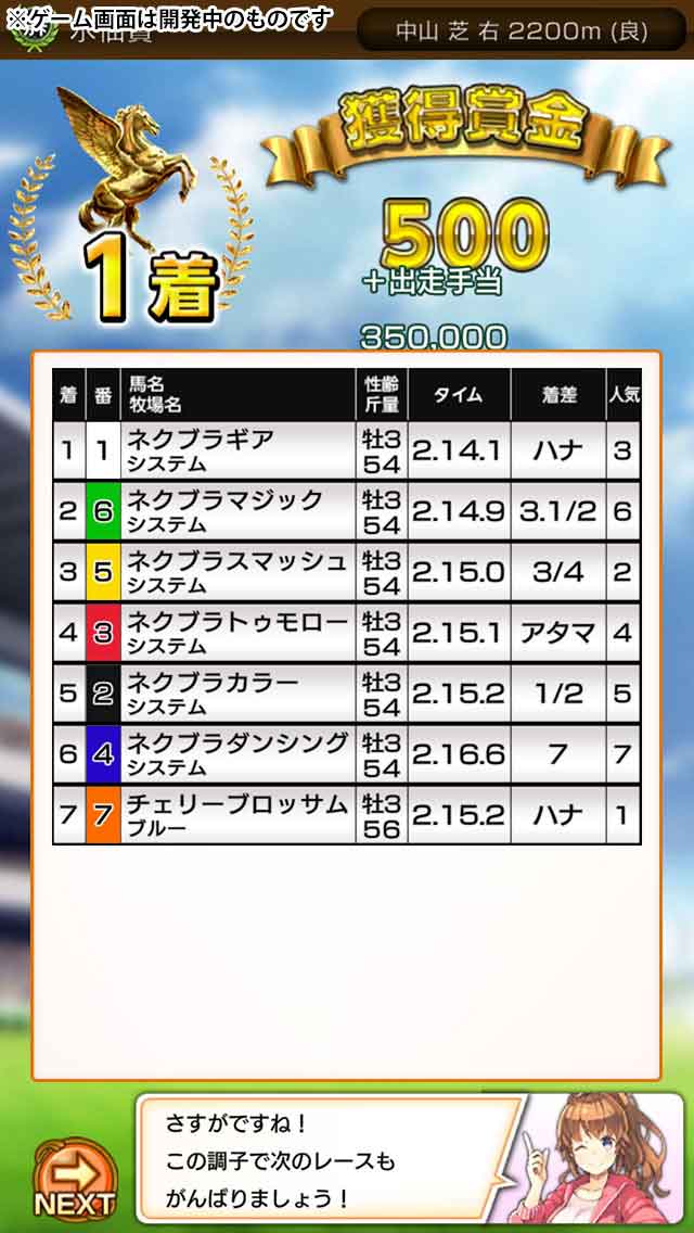 競馬伝説NextBlood!のスクリーンショット_4