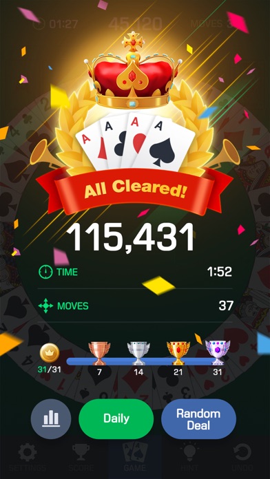 Klondike Solitaireㆍのスクリーンショット_2