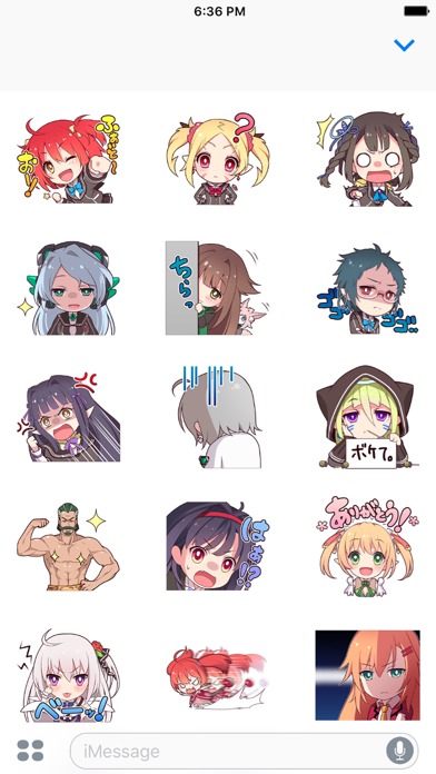 アンジュ・ヴィエルジュ ～ガールズバトル～　ステッカーのスクリーンショット_2