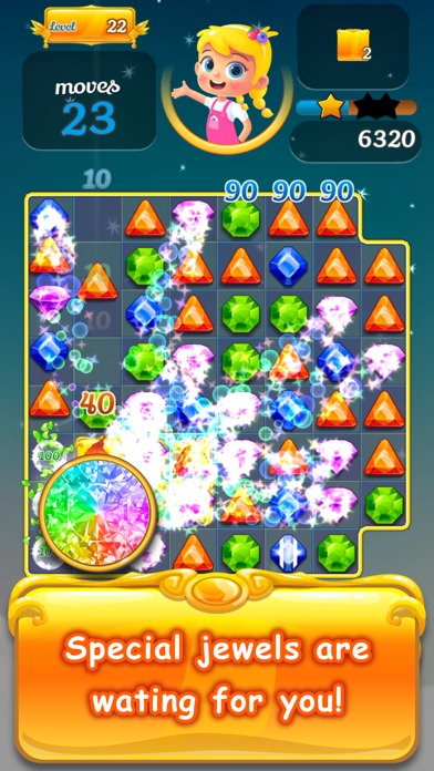 ニュージュエルポップストーリ：パズルワールドのスクリーンショット_1