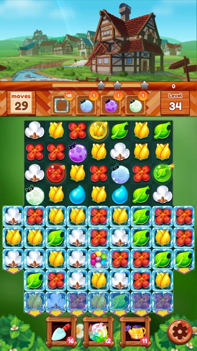 ガーデンドリームライフ：フラワーマッチ3パズルのスクリーンショット_3