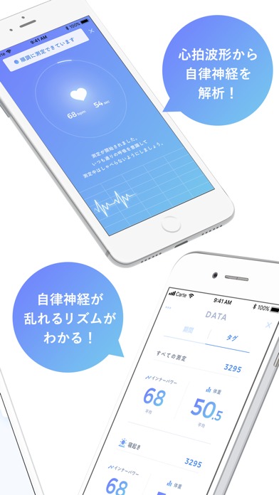 CARTE - 自律神経をスマホで測れる！のスクリーンショット_3