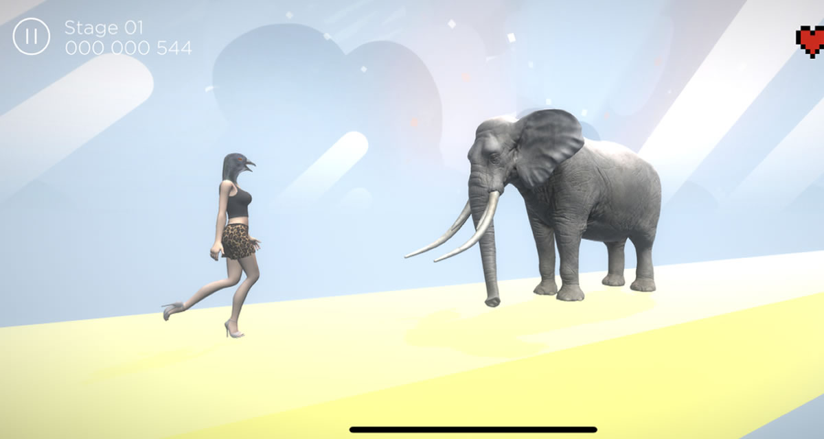 セクシーハトジャンプ とってもかわいいクソゲーのスクリーンショット_1