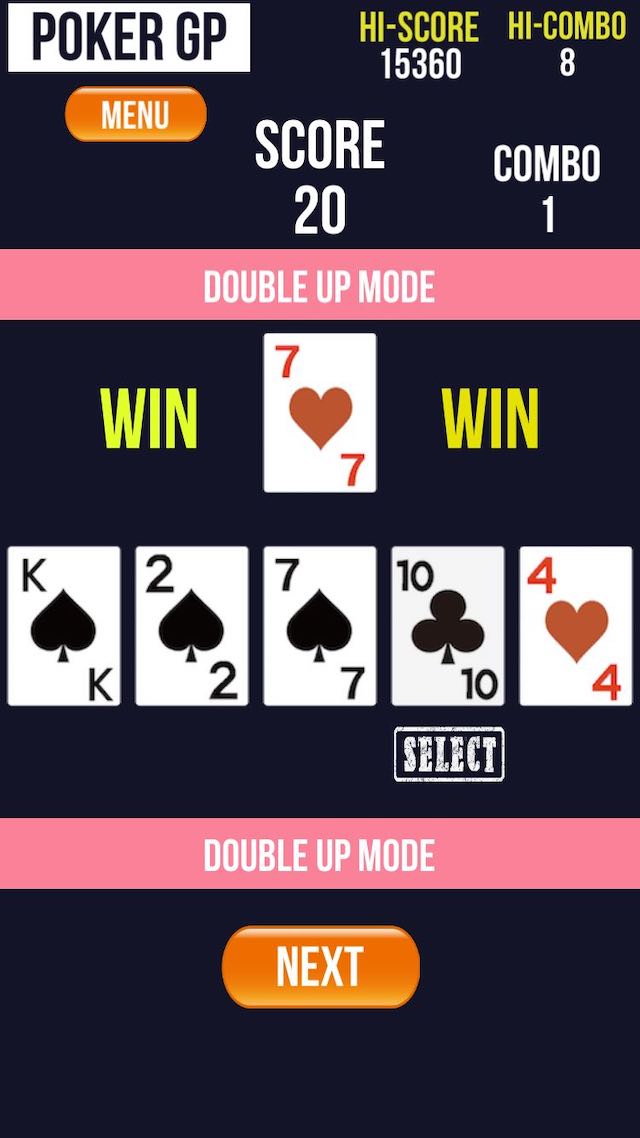 ポーカーGP -Double Up Fever- Pokerのスクリーンショット_4