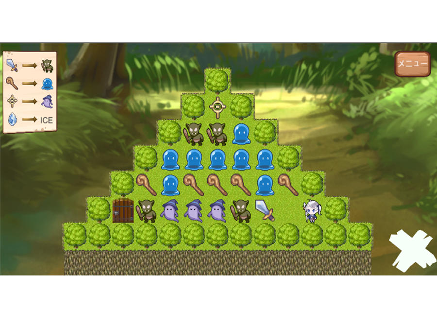 わちゃわちゃパズル　～ネイトと呪われし祝福の森～のスクリーンショット_1