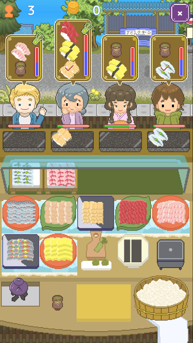 すし屋台のスクリーンショット_2