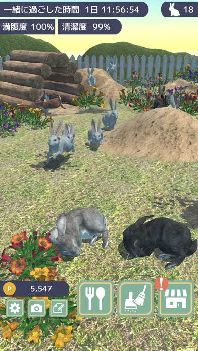うさぎといっしょのスクリーンショット_4
