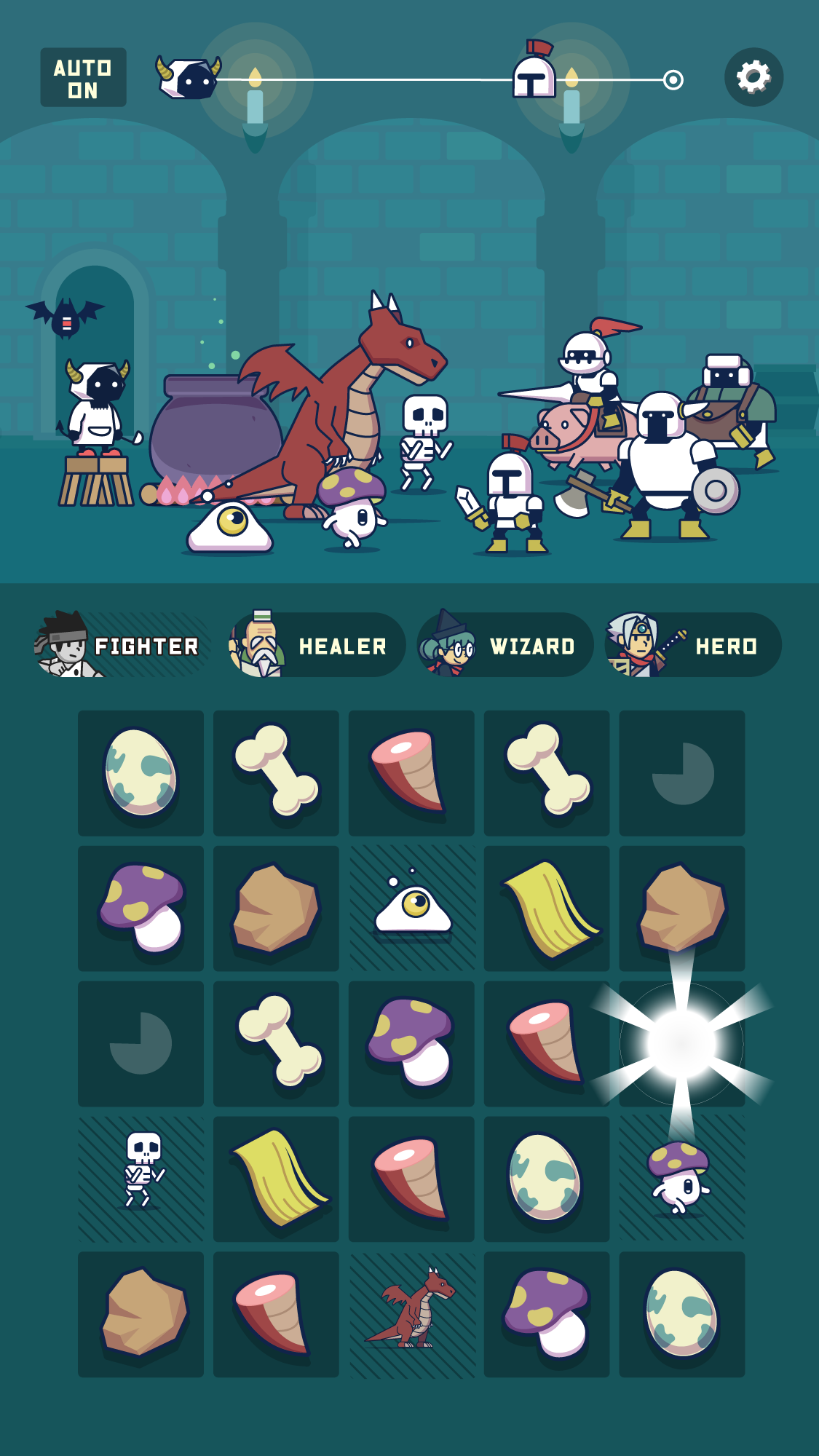 マジキッチン【くっつけパズル＆タワーディフェンス】のスクリーンショット_1