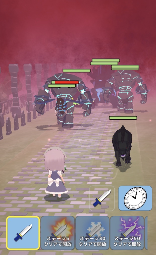 咲夜ナイフ 〜爽快ナイフ投げゲーム〜のスクリーンショット_1