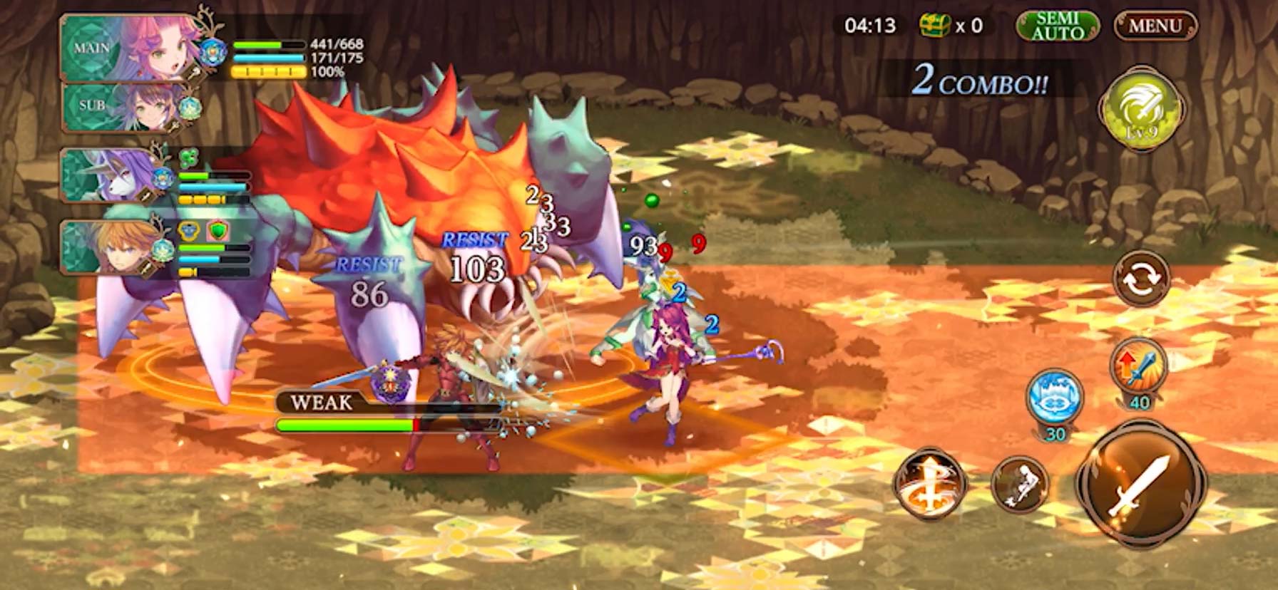 聖剣伝説 ECHOES of MANAのスクリーンショット_4