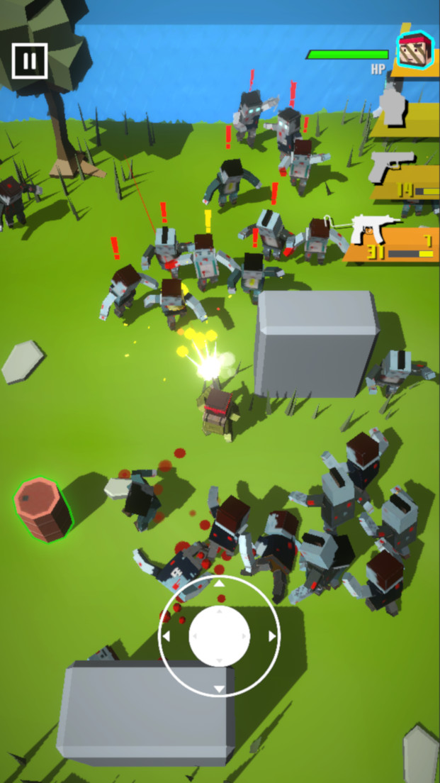 ゾンビ無数モア〜サバイバルゾンビシューター〜のスクリーンショット_1