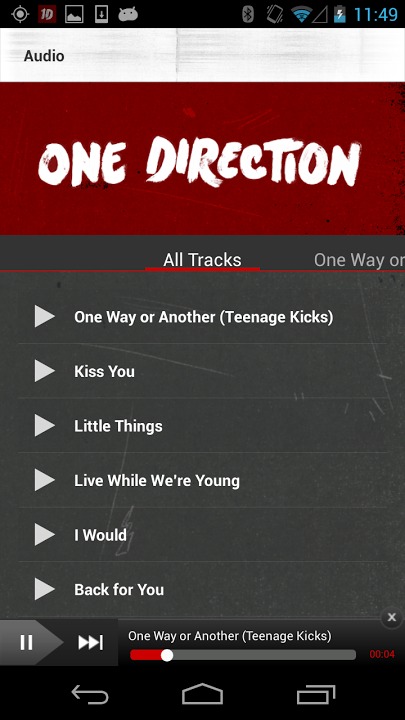 One Directionのスクリーンショット_2