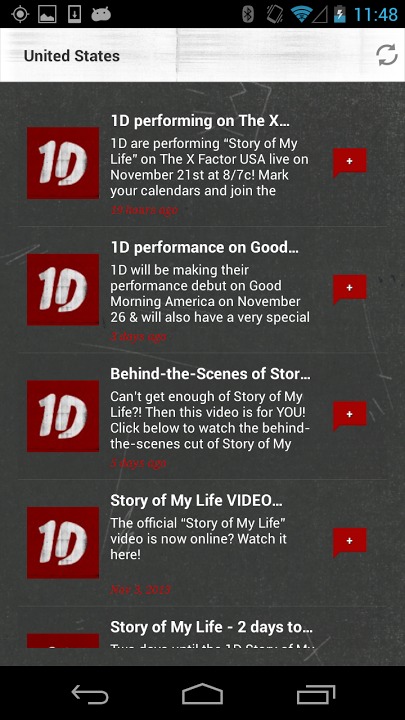 One Directionのスクリーンショット_3
