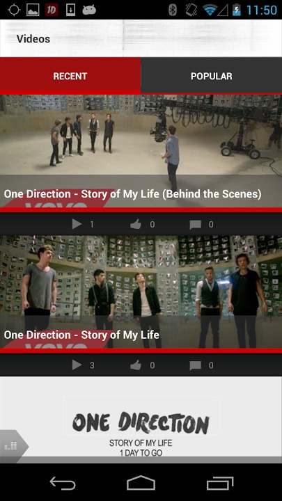 One Directionのスクリーンショット_5