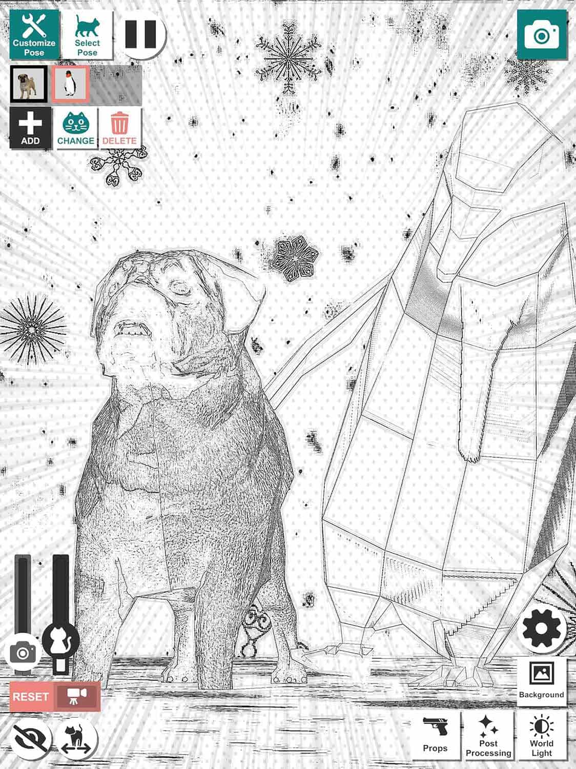 動物ポージングのスクリーンショット_5