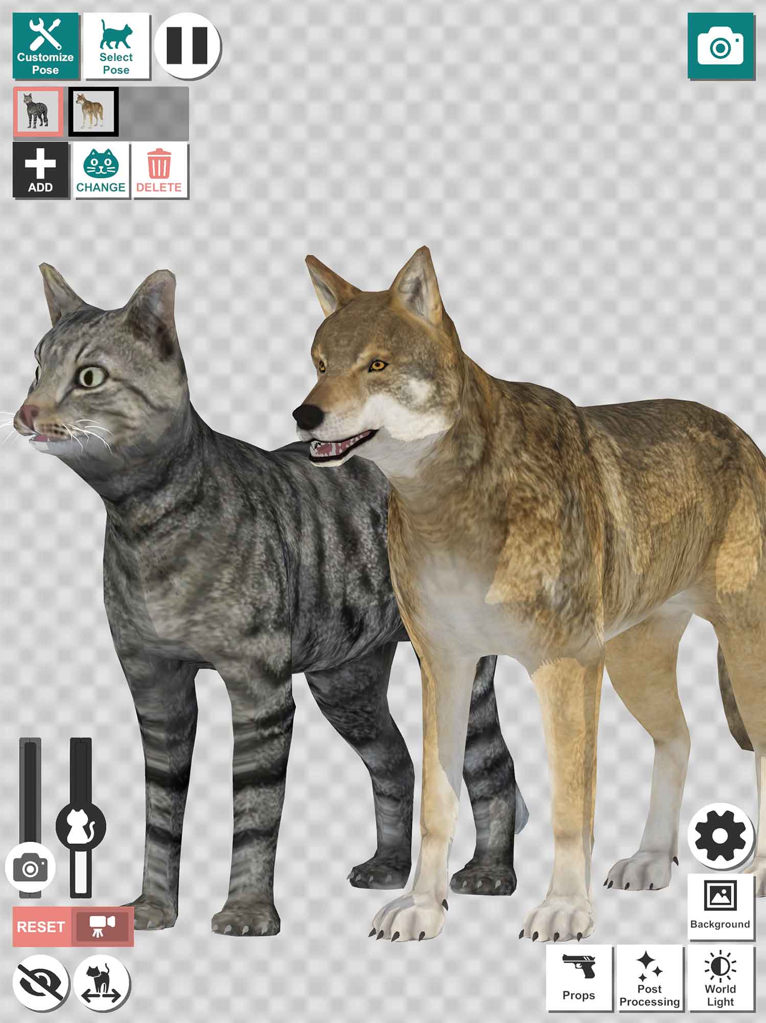 動物ポージングのスクリーンショット_1