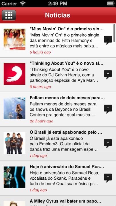 Sony Music Brasilのスクリーンショット_5