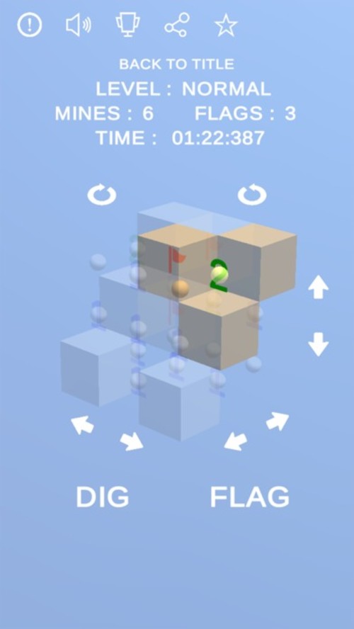 3D マインスイーパ -CUBIC-のスクリーンショット_1