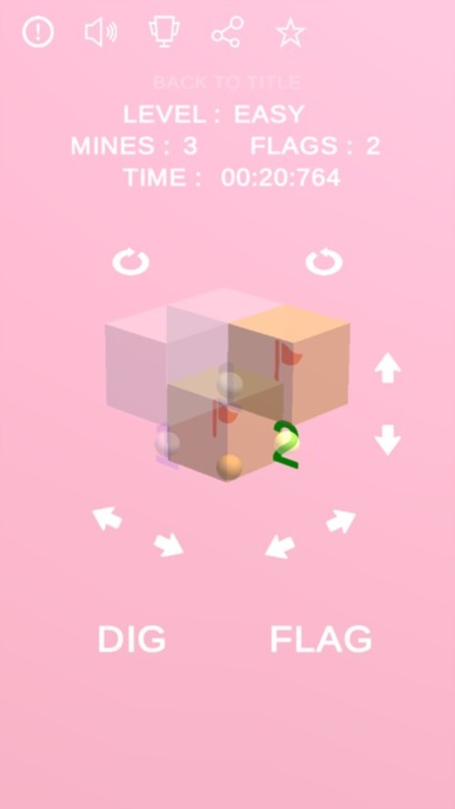 3D マインスイーパ -CUBIC-のスクリーンショット_2