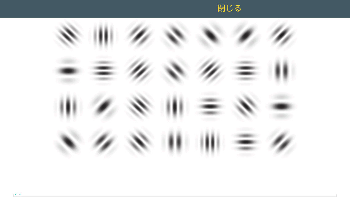ガボールパッチゲーム２のスクリーンショット_2