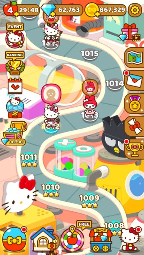 ハローキティフレンズのスクリーンショット_4