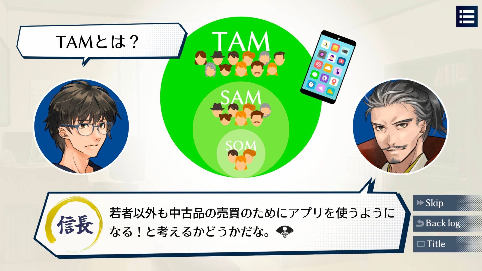 起業布武 〜織田信長とスタートアップ！？〜のスクリーンショット_3