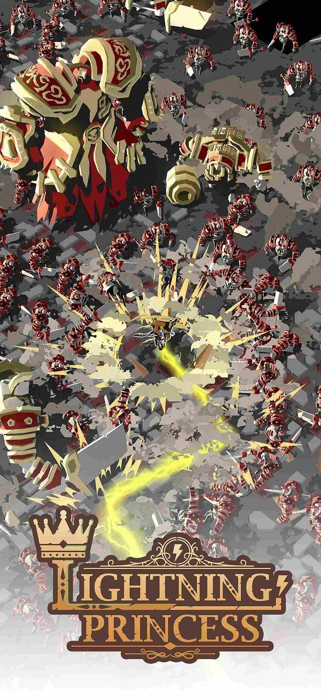 カミナリ少女の冒険：放置系アクションRPGのスクリーンショット_1